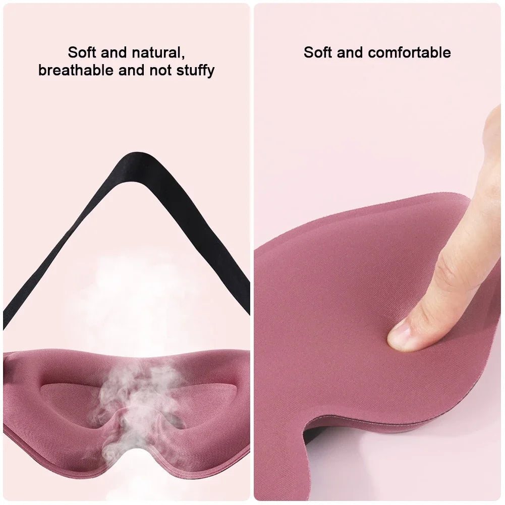 Maschera per Dormire Velora — Maschera Oculare Contornata 3D per un Riposo Confortevole e a Prova di Luce