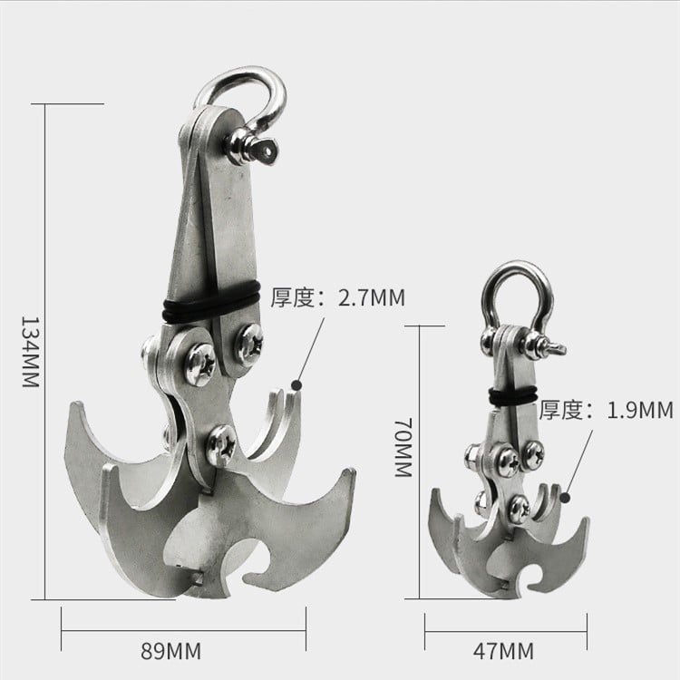 Zyntek Multifunctional Stainless Steel Outdoor Carabiner Hook