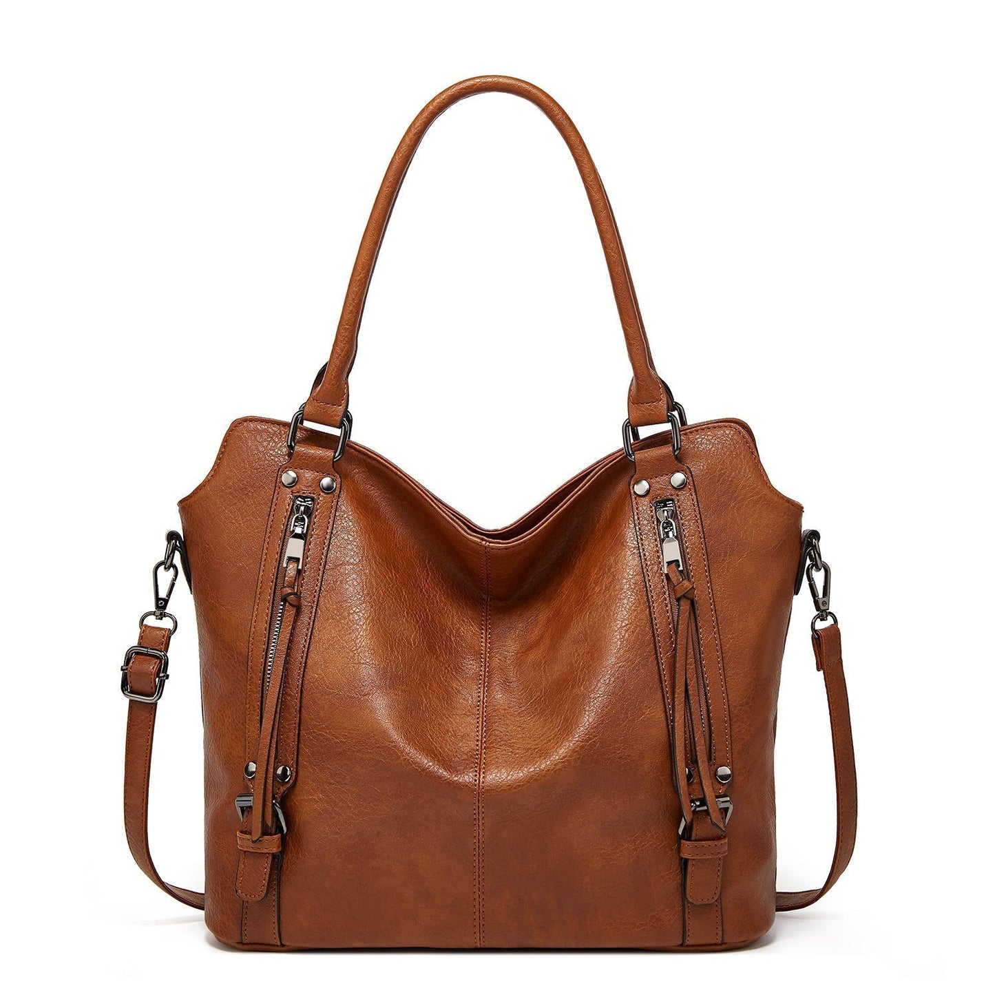 Textured PU Leather Tote™ — Chame Atenção com Estilo Sem Esforço e Confiança Inabalável