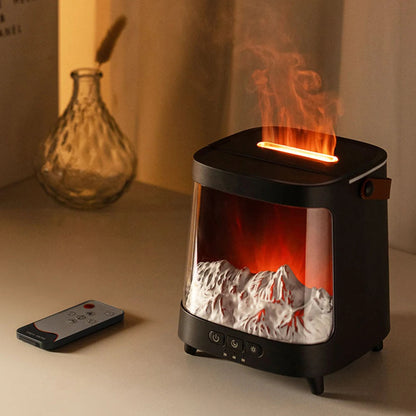 AuroMist™ — Difusor de Luz Aurora 4 em 1 para Calma e Clareza