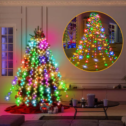 Christmas Tree Waterfall Lights 12$ TODAY ONLY