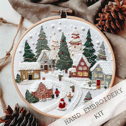 Holiday Village™ — Create Cozy, Jaw-Dropping Festive Magic with Every Stitch