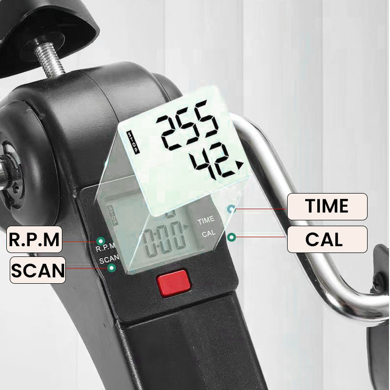 Zynomo Mini Sammenleggbar Pedaltrener for Bruk Under Skrivebord