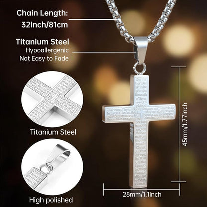 Titanium Steel Cross Necklace™ — Carry Unshakable Faith and Inner Strength Everywhere You Go