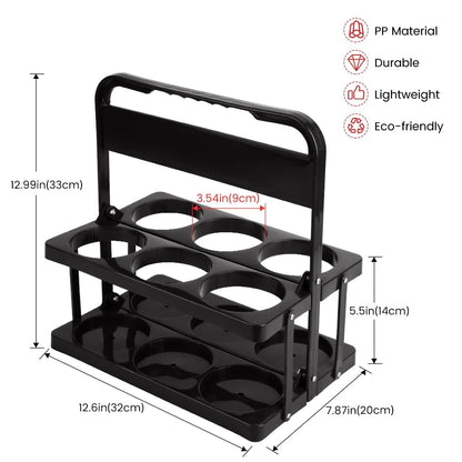 StormGrip™ Six-Cup Carrier — Haul Six Drinks Spill-Free with Rock-Solid Confidence Every Time