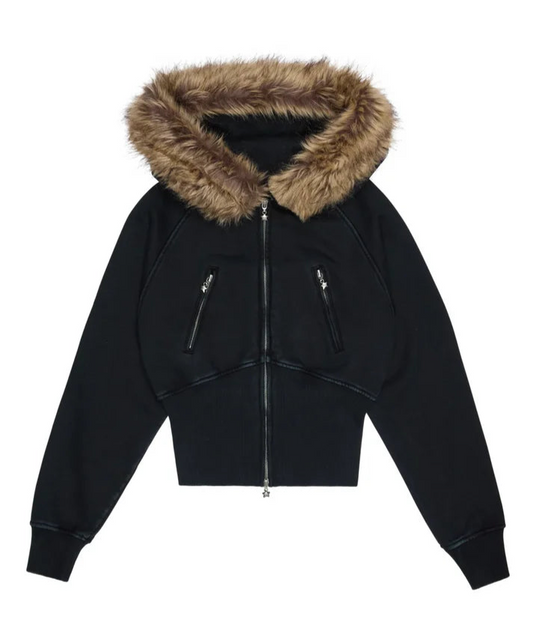 Fur Zip-Up Set 22$ TODAY ONLY