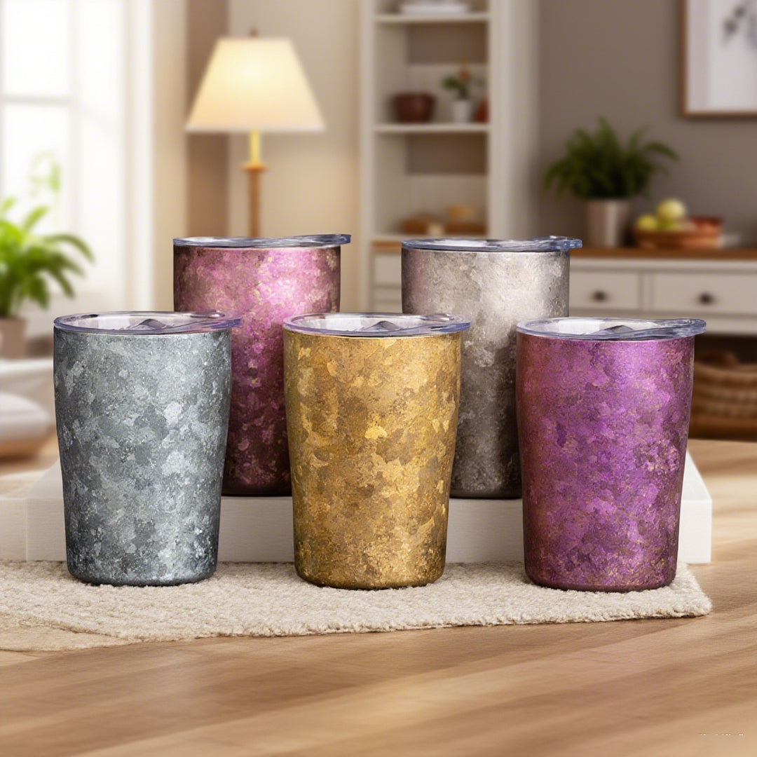 Ardentis — Titanium Double-Wall Insulated Cup with Spill-Resistant Lid