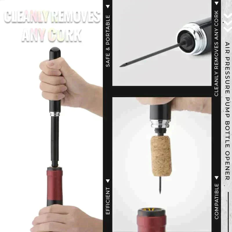 Aero Bottle Opener | Efficient Air Pressure Design, Compact & Portable 3
