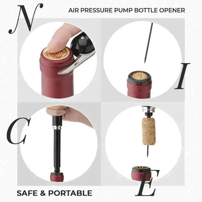 Aero Bottle Opener | Efficient Air Pressure Design, Compact & Portable 6