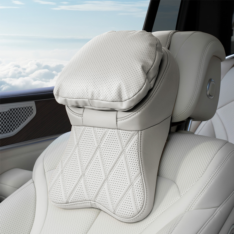 Aero Car Headrest | Ergonomic PU Leather Support 10