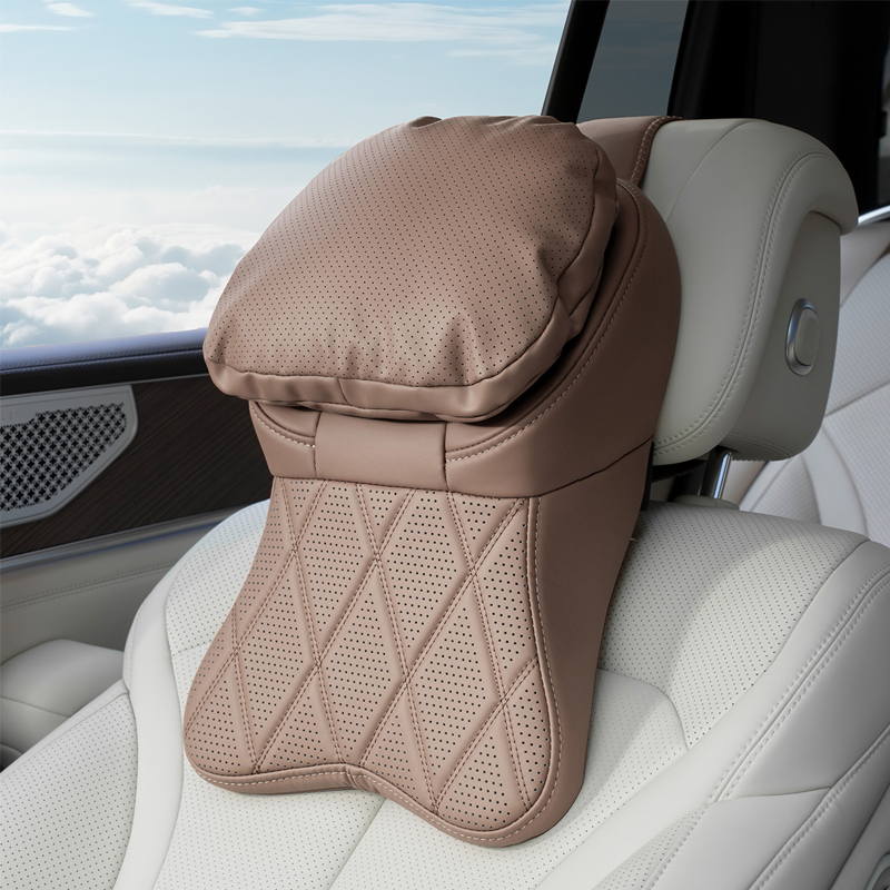 Aero Car Headrest | Ergonomic PU Leather Support 13