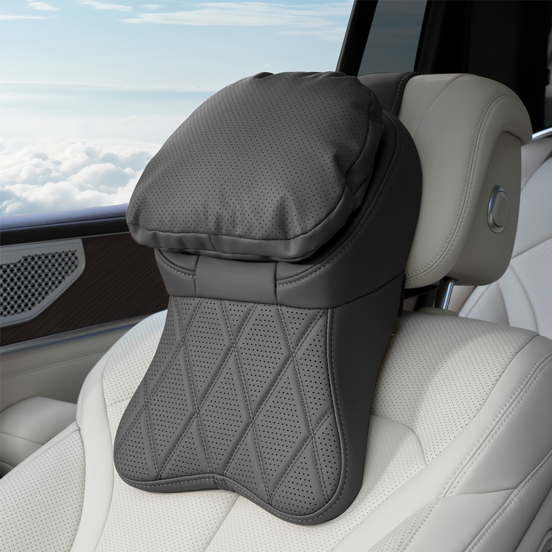 Aero Car Headrest | Ergonomic PU Leather Support 9