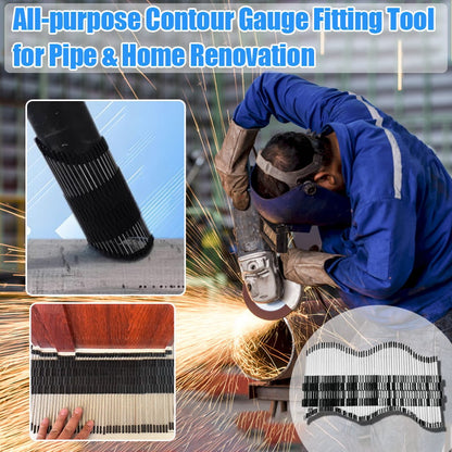 Aero Contour Gauge Tool | Precision Marking for Pipe and Home Renovation 1