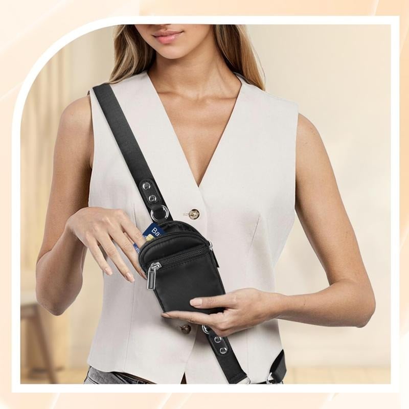 Aero Phone Lanyard | Adjustable Crossbody Strap with Mini Wallet 1