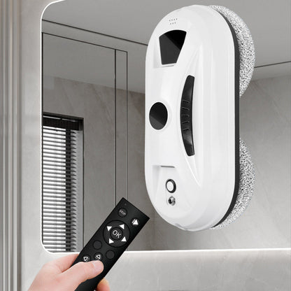 Aero Window Cleaner Robot | Dual Spinning Mop, AI Navigation 2
