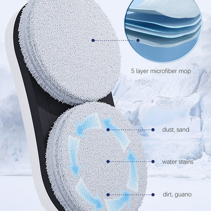 Aero Window Cleaner Robot | Dual Spinning Mop, AI Navigation 7