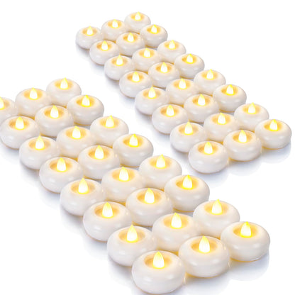 AquaGlow Flameless Candle | Floating LED, Battery Operated 0