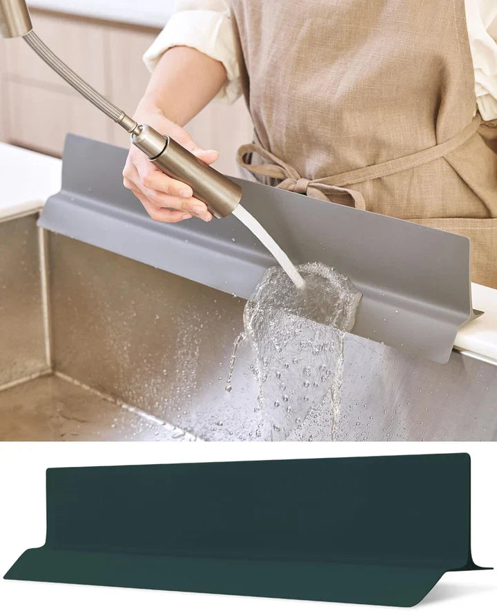 AquaGuard Splash Barrier | Premium Silicone, 49cm Coverage 4