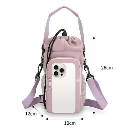 AquaHydrate Shoulder Bag | Thermal-Lock Insulated, Water-Resistant Nylon 12