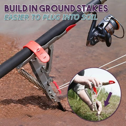 Aqua Automatic Fishing Rod Holder | High-Impact Stainless Steel, User-Friendly Design 2