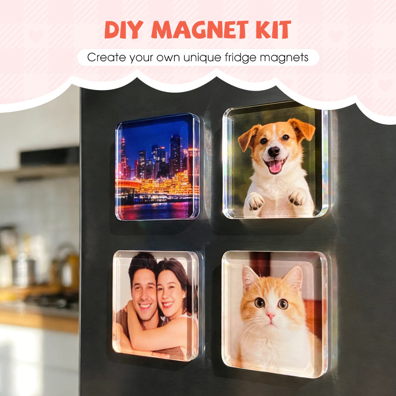 Aura Acrylic Magnet Kit | DIY Crafting, Strong Magnetic Hold 0