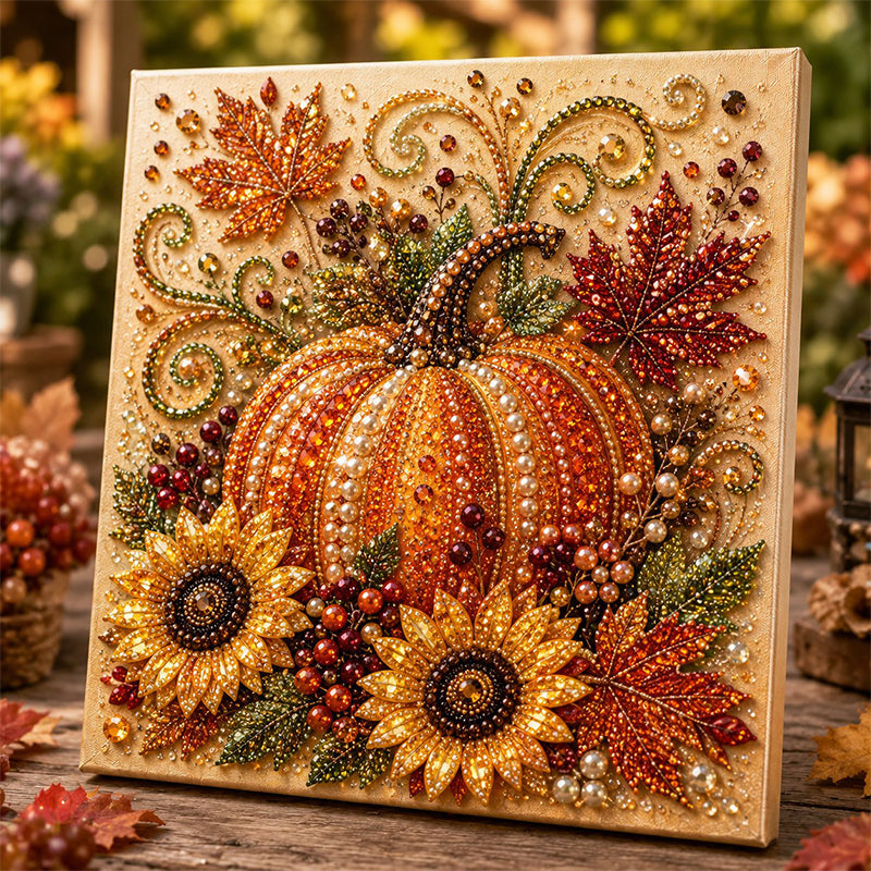 Aurelia 3D Pearl Painting Kit | Autumn Decor, 20cm x 20cm 13