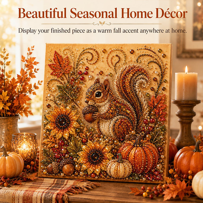 Aurelia 3D Pearl Painting Kit | Autumn Decor, 20cm x 20cm 5