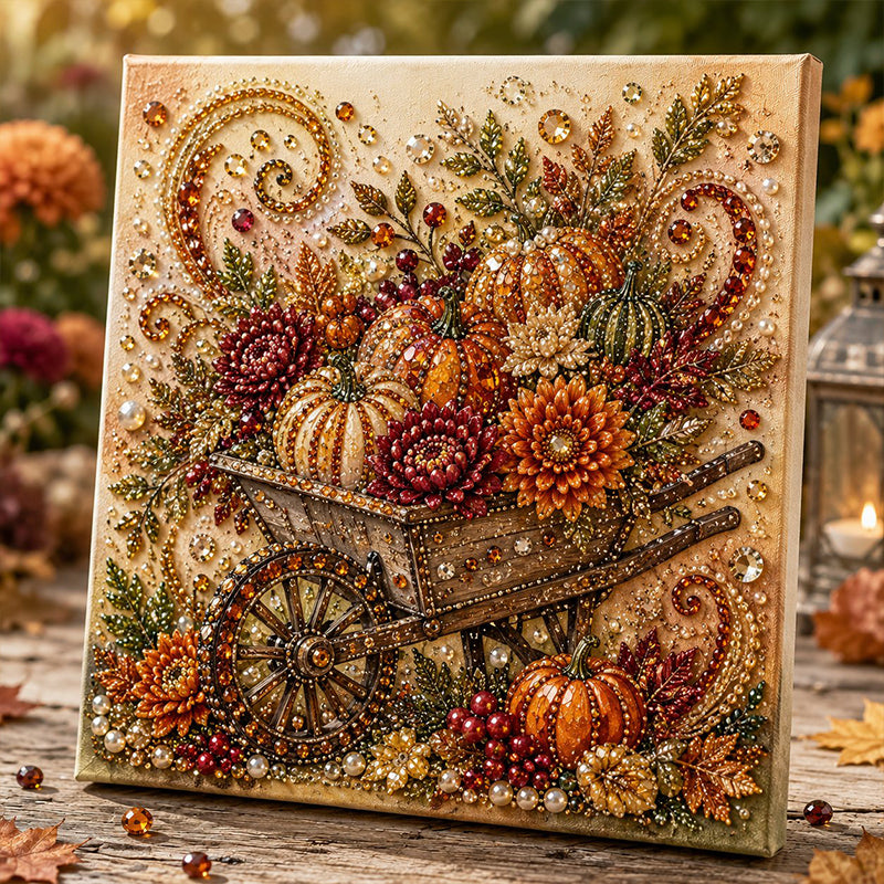 Aurelia 3D Pearl Painting Kit | Autumn Decor, 20cm x 20cm 9