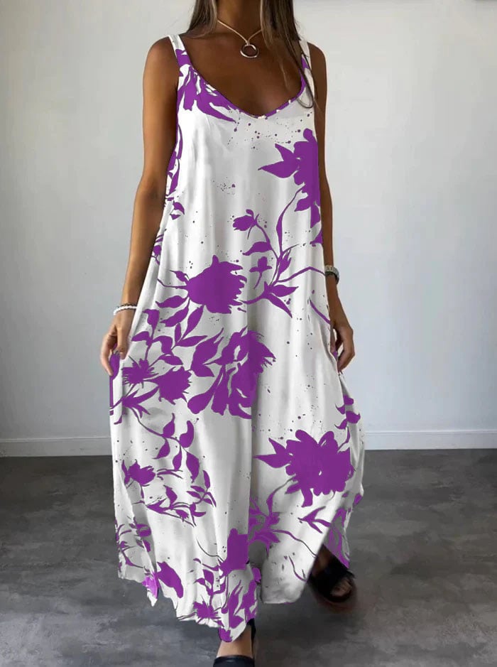 Aurelia Womens Dress | Floral Print, Backless, Polyester Summer Dress 5