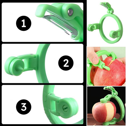 Avela Apple Peeler | Manual Stainless Steel Blades, Effortless Fruit Peeling 7