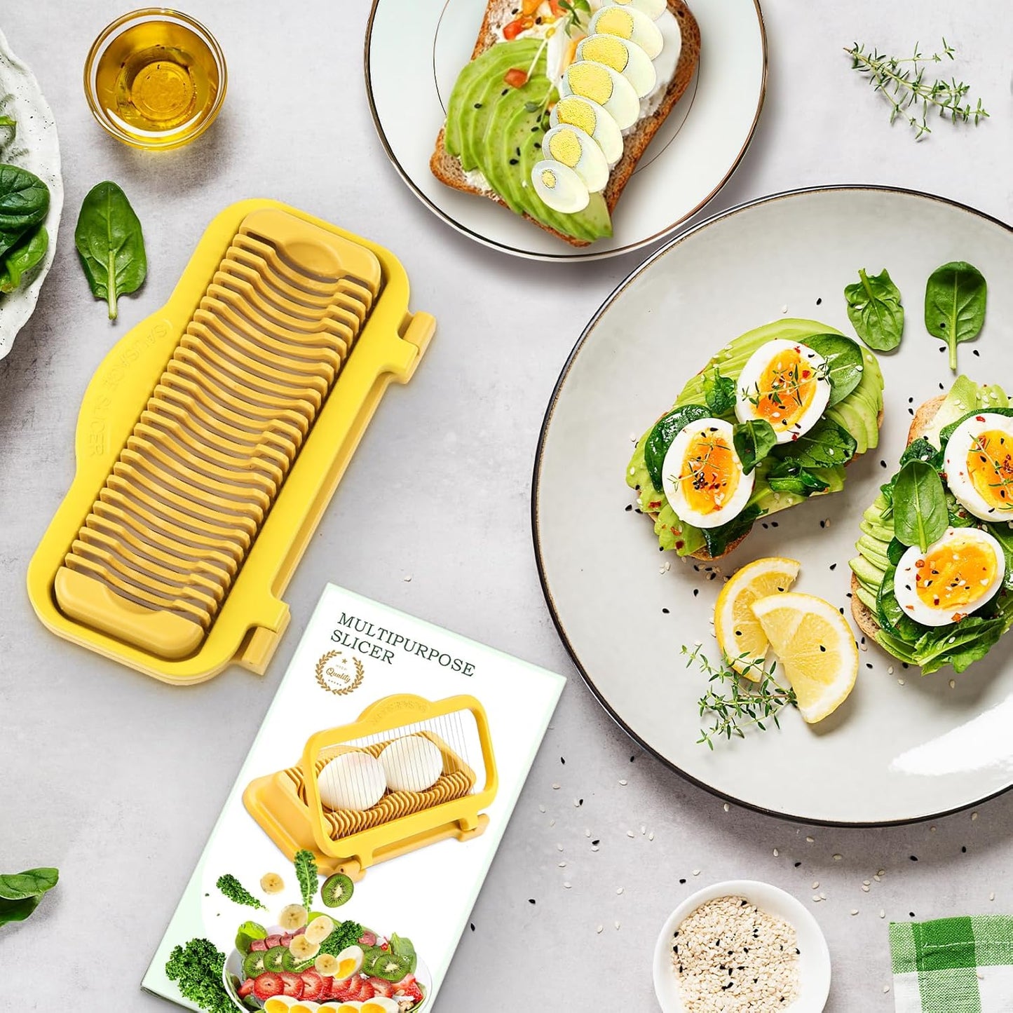Bana Slicer Pro | Multifunctional Egg and Fruit Cutter, Easy to Clean 7