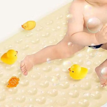 BatheSafe Non-Slip Bath Mat | Textured PVC, Suction Cups, 100 cm x 40 cm 11