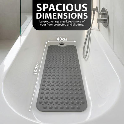 BatheSafe Non-Slip Bath Mat | Textured PVC, Suction Cups, 100 cm x 40 cm 5