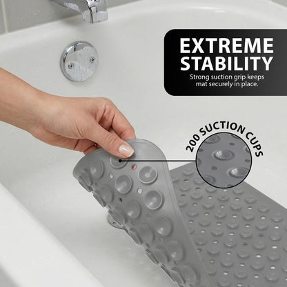 BatheSafe Non-Slip Bath Mat | Textured PVC, Suction Cups, 100 cm x 40 cm 6