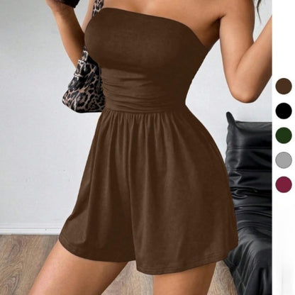 Bela Black Jumpsuit | Strapless, Elegant Design for Women 1