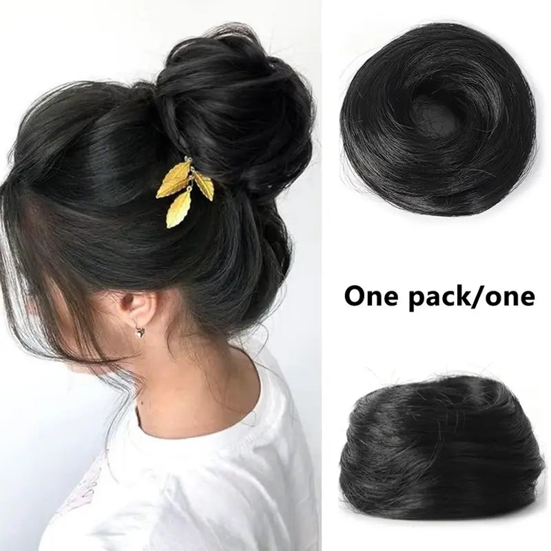 Bela Curly Bun | Synthetic Hair Piece for Instant Volume 0