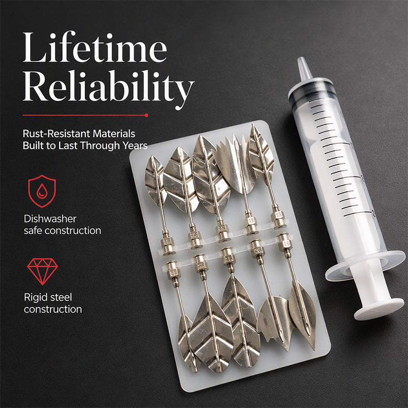 Bella 3D Gelatin Art Tool Set | Stainless Steel, Ergonomic Syringe 4