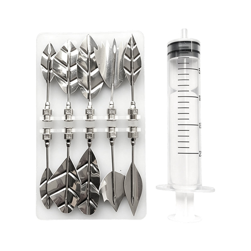 Bella 3D Gelatin Art Tool Set | Stainless Steel, Ergonomic Syringe 7