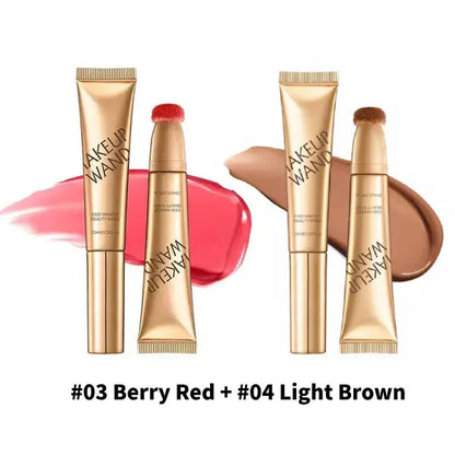 Bella Contour Blush Duo | Skin-Conditioning Formula for High Cheekbones 1