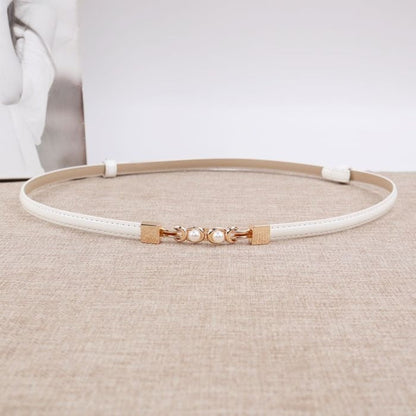 Bella Fashion Belt | Pearl Buckle Elegance 3