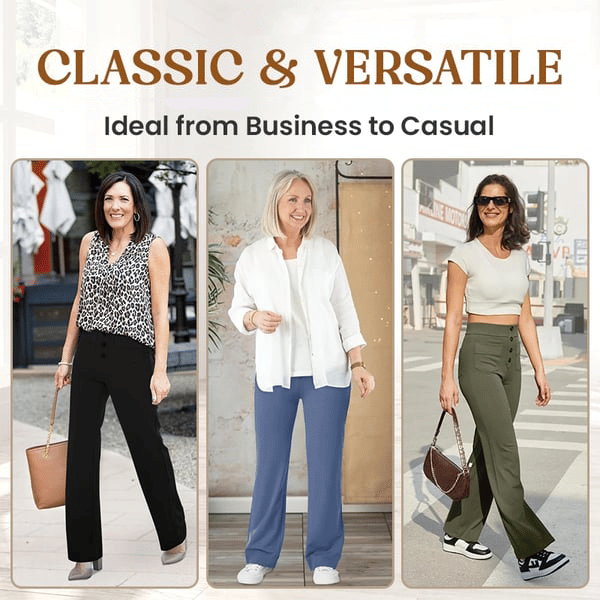 Bella Stretch Pants | High Waist, Elastic Polyester 5