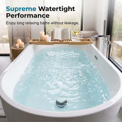 Bello Bathtub Drain Stopper | Leak-Proof, Universal Fit, Easy to Clean 6