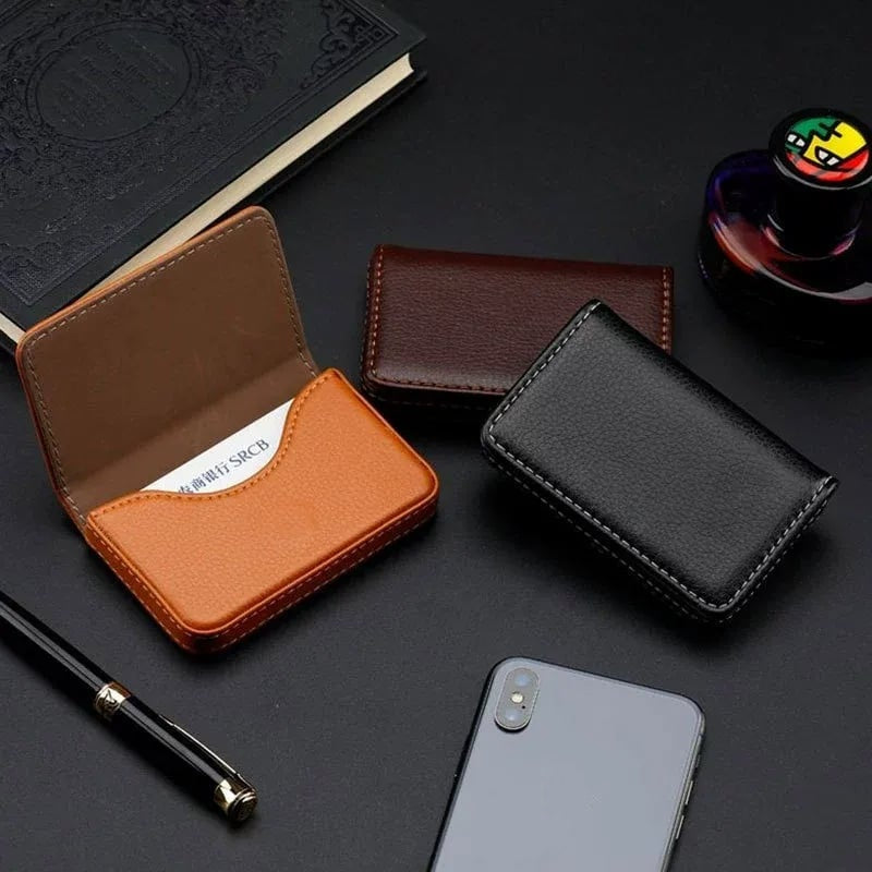 Bexley Business Card Holder | Slim PU Leather Magnetic Case 2