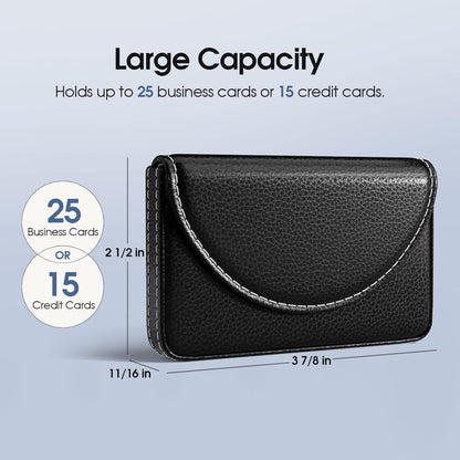Bexley Business Card Holder | Slim PU Leather Magnetic Case 6