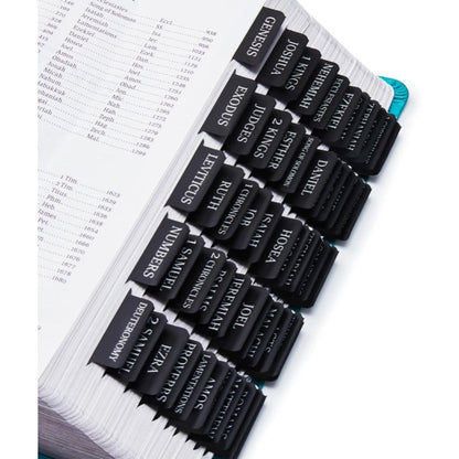 Biblio Bible Tab Set | 75-Piece Laminated Bible Index Tabs, Waterproof, Easy Alignment 10