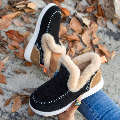 Velloro Bloom — Women’s Weatherproof Fleece-Lined Boots for Winter