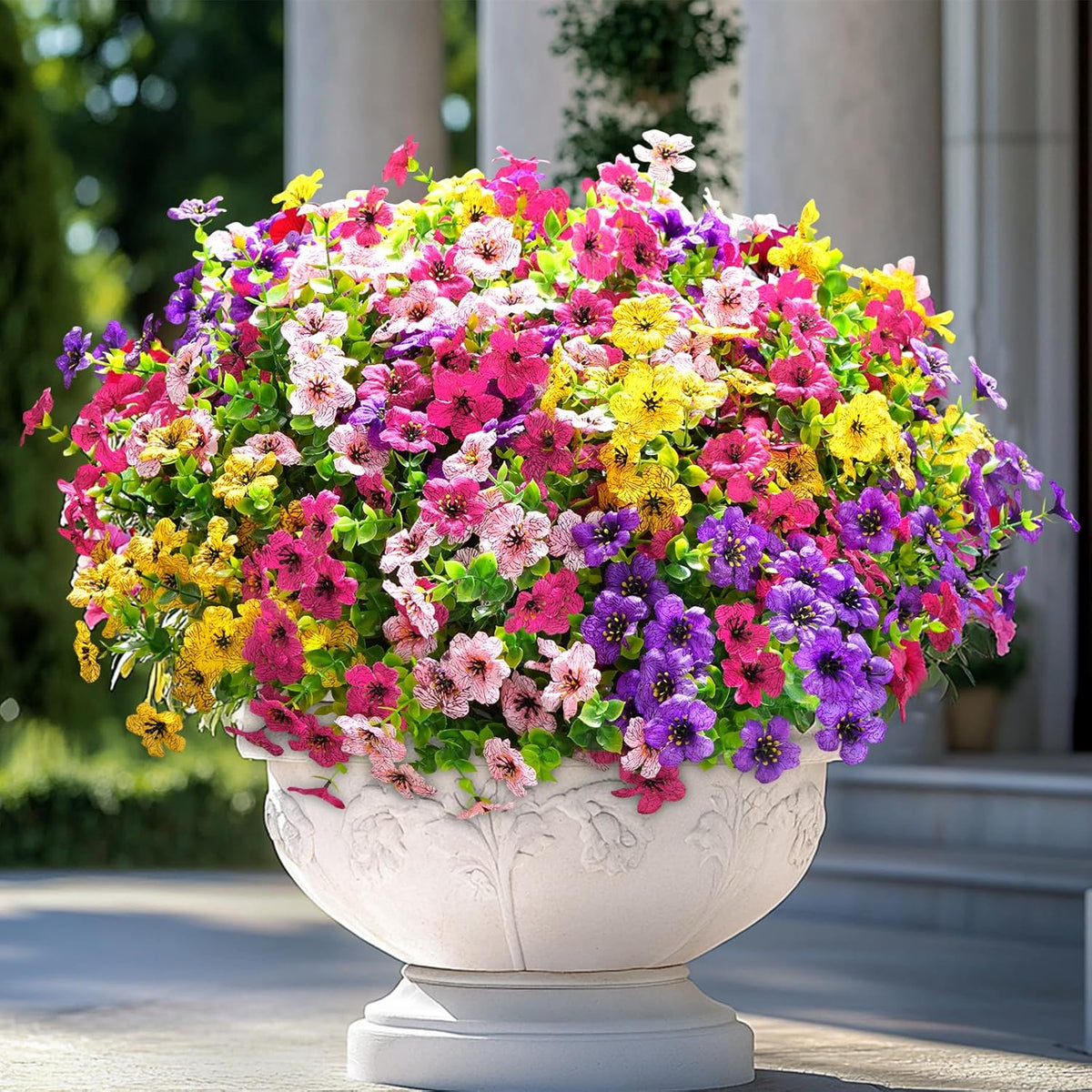 Blooming Oasis Silke Blomster | UV-Bestandige, Miljøvenlige Kunstige Blomster