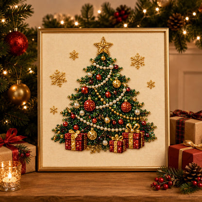 Blynn Pearl Diamond Art Kit | Christmas DIY, Beginner-Friendly, 20x20cm 7