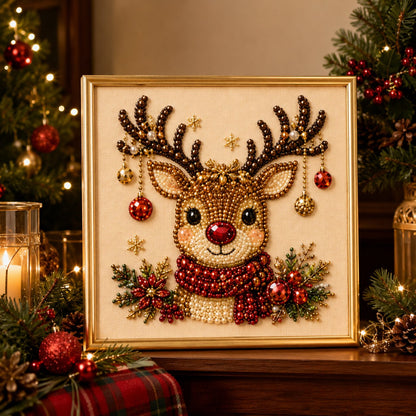 Blynn Pearl Diamond Art Kit | Christmas DIY, Beginner-Friendly, 20x20cm 8