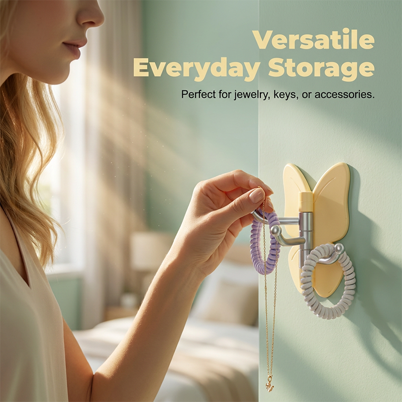 Blythe Rotatable Wall Hook | Triple Arm, 180-Degree Rotation, Decorative Coat Hook 4